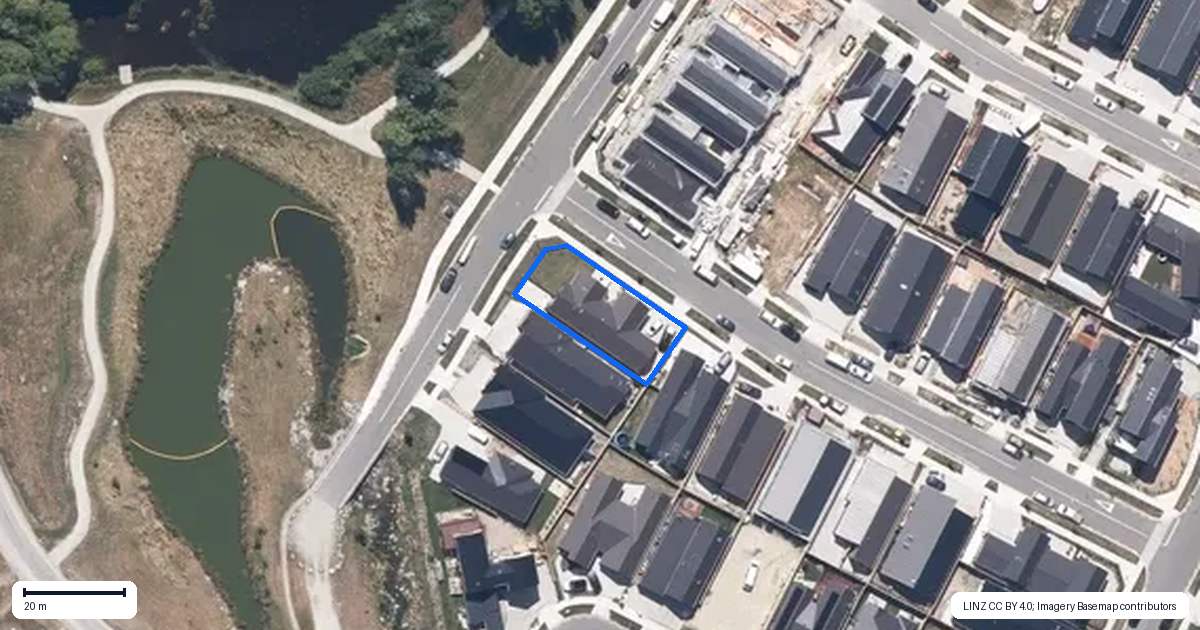 Property context map for 13 Reedland Street, Jacks Point, Queenstown