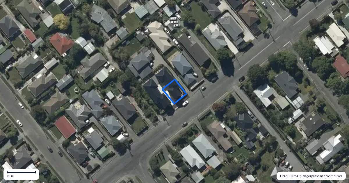 Property context map for 2/41 Wychbury Street, Spreydon, Christchurch