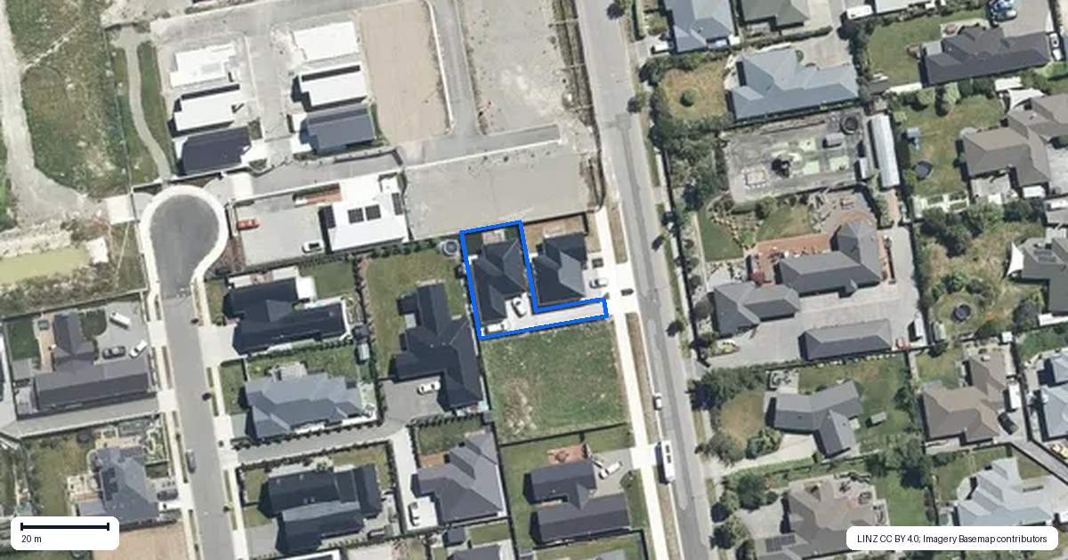 Property context map for 31 Pentecost Road, Rangiora