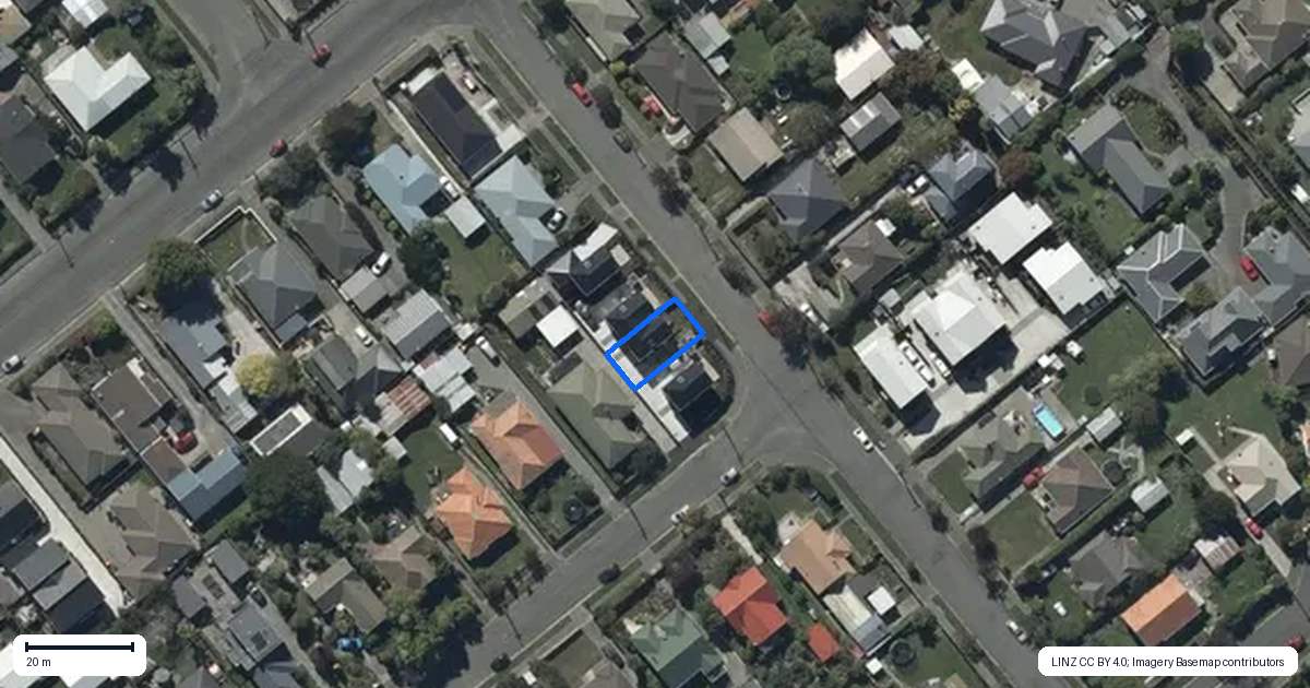 Property context map for 59B Winsor Crescent, Spreydon, Christchurch
