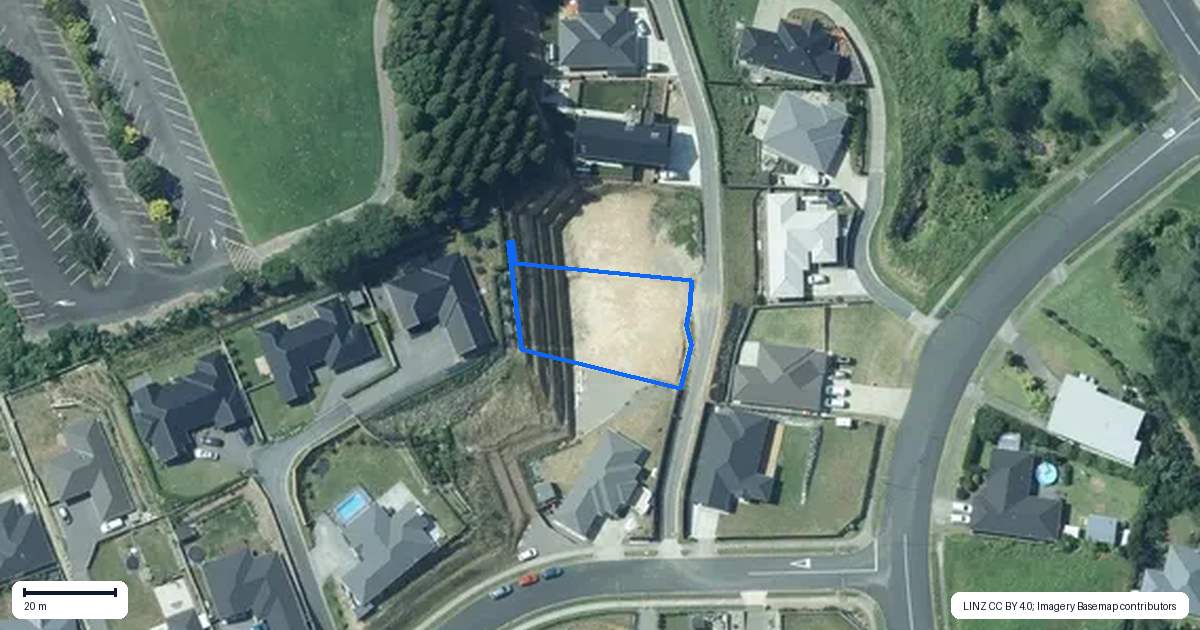 Property context map for 21A Garrett Drive, Whalers Gate, New Plymouth