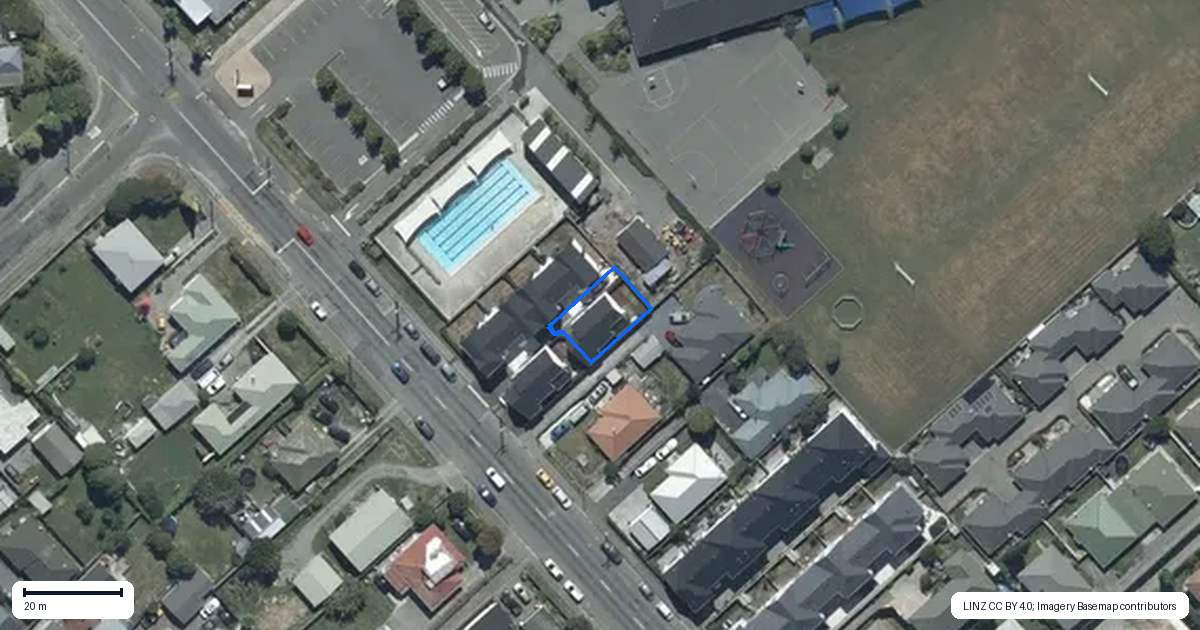Property context map for 39B Amyes Road, Hornby, Christchurch