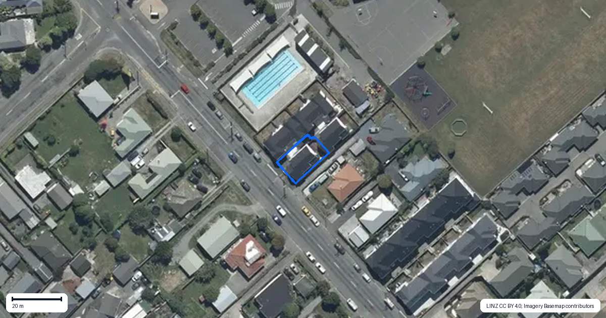 Property context map for 39A Amyes Road, Hornby, Christchurch