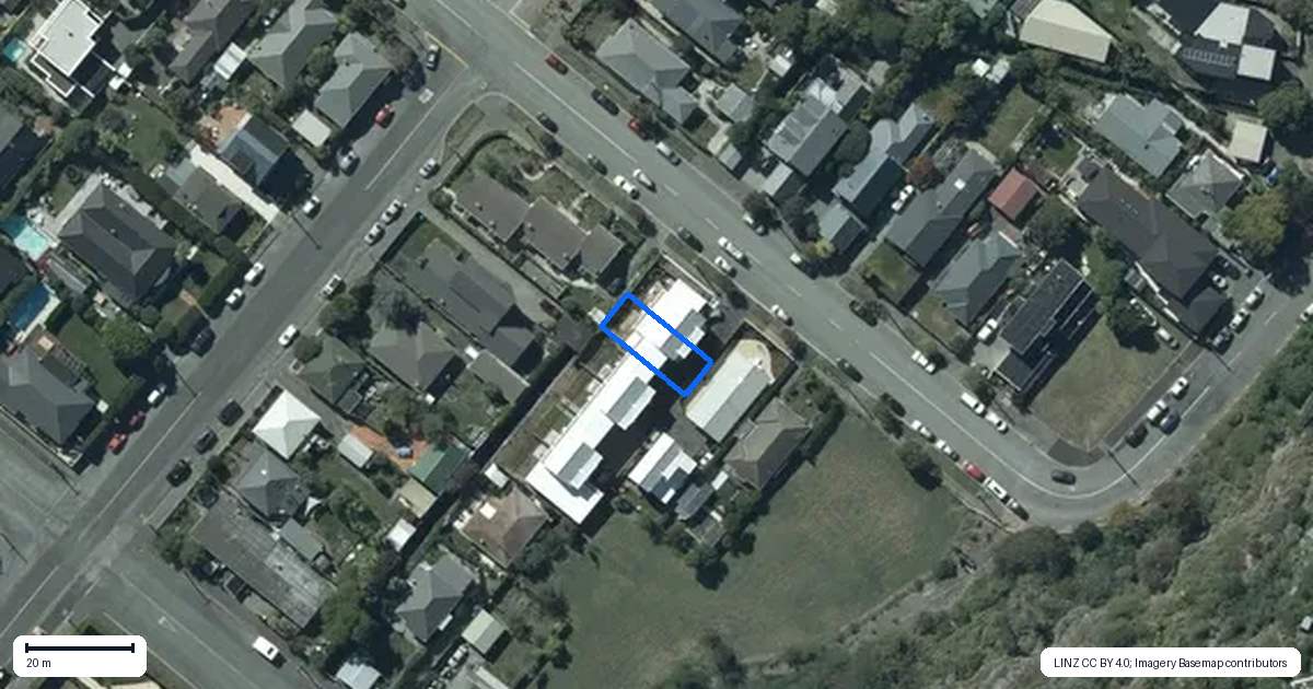 Property context map for 2/132 Nayland Street, Sumner, Christchurch