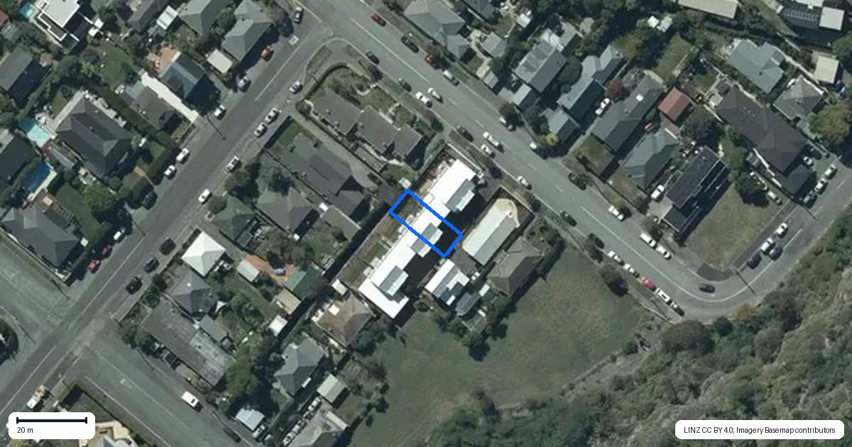 Property context map for 3/132 Nayland Street, Sumner, Christchurch