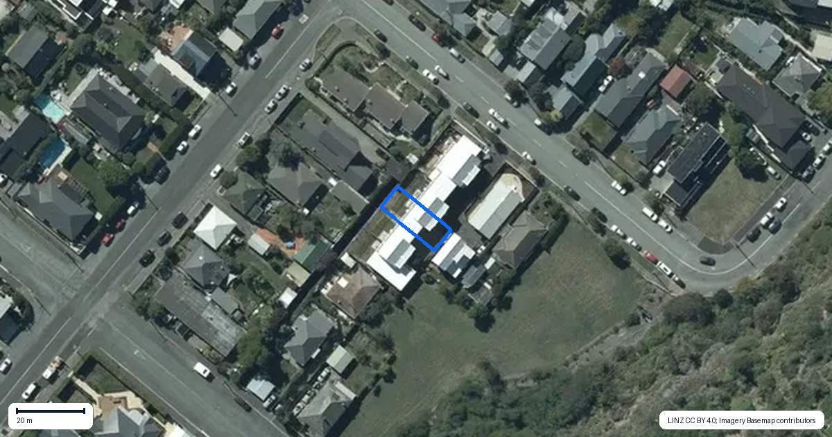 Property context map for 4/132 Nayland Street, Sumner, Christchurch