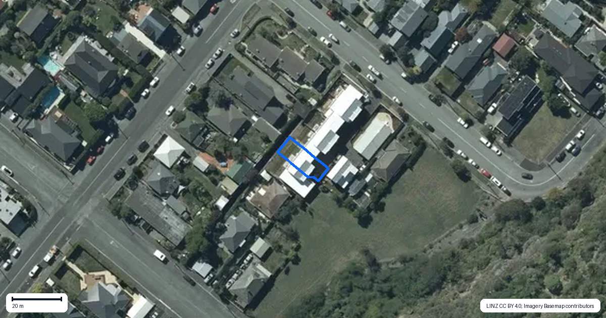 Property context map for 5/132 Nayland Street, Sumner, Christchurch