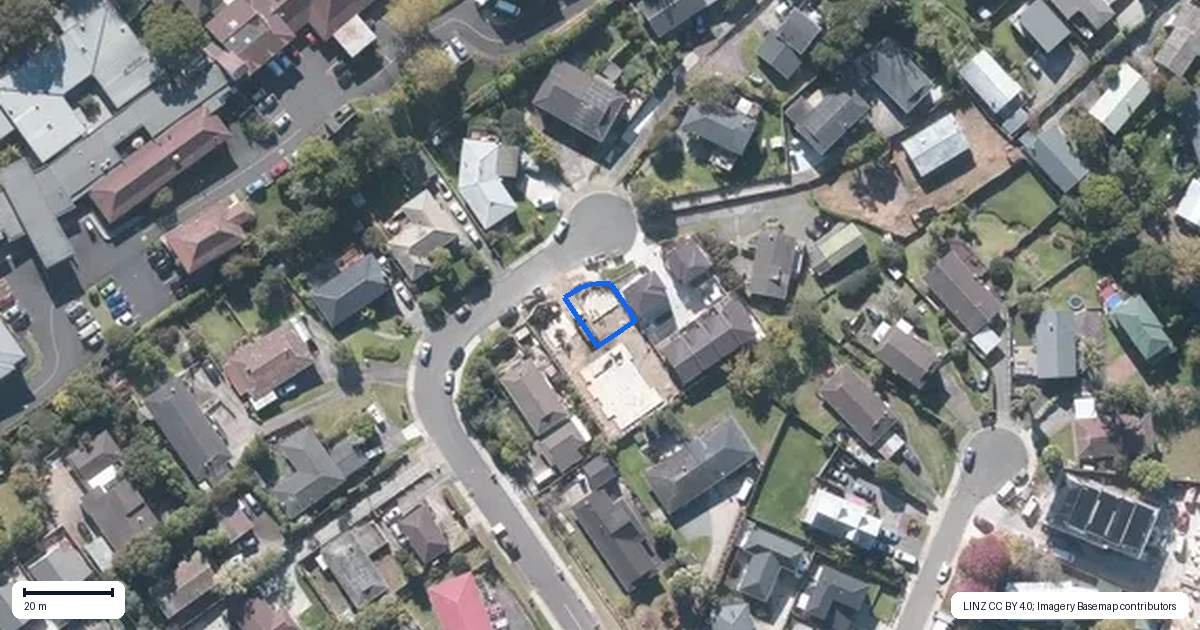 Property context map for 5B Sherie Place, Howick, Auckland