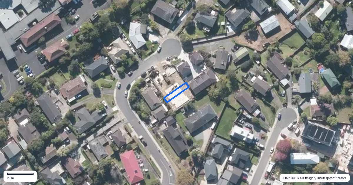 Property context map for 5D Sherie Place, Howick, Auckland