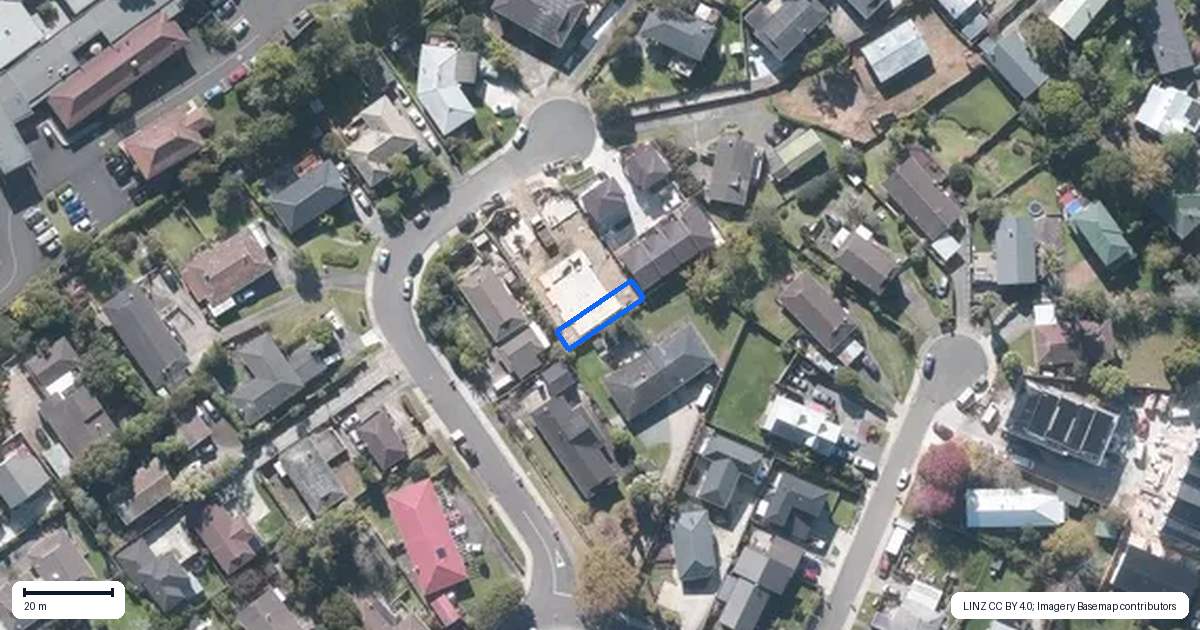 Property context map for 5F Sherie Place, Howick, Auckland