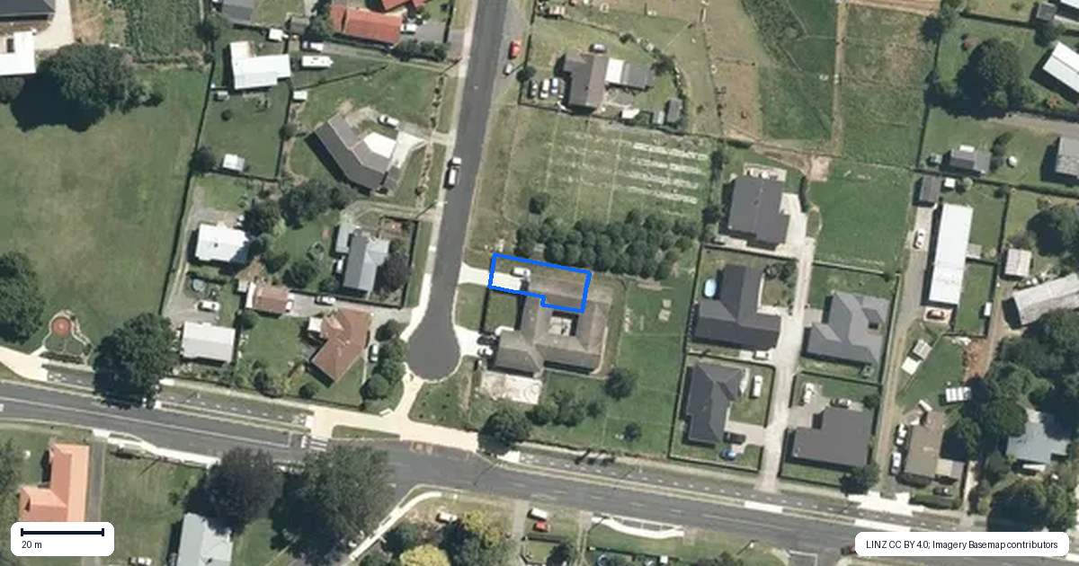 Property context map for 59 Moule Street, Kihikihi, Te Awamutu