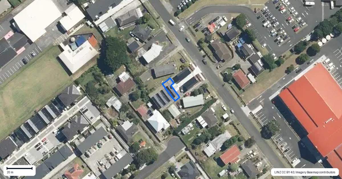 Property context map for 28C Cape Road, Mangere, Auckland