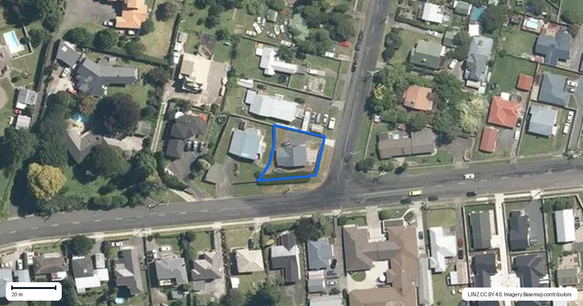 Property context map for 974 Pakura Street, Te Awamutu