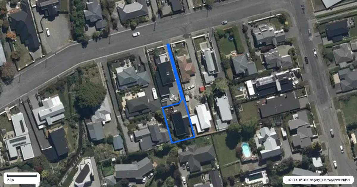 Property context map for 68A Wai-Iti Terrace, Bryndwr, Christchurch