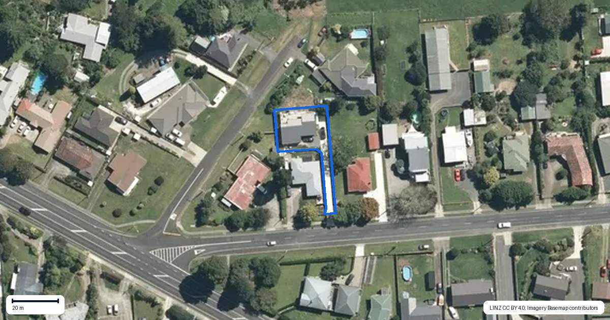 Property context map for 4A Herbert Street, Kihikihi, Te Awamutu