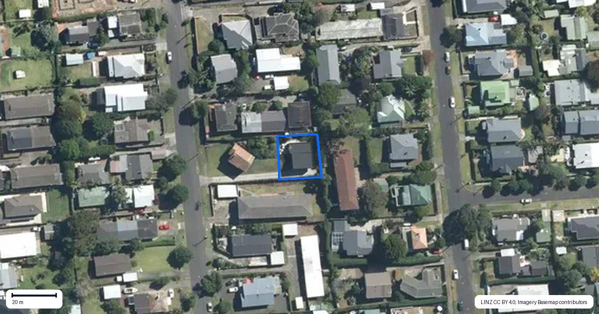 Property context map for 9A Huapai Street, Onehunga, Auckland