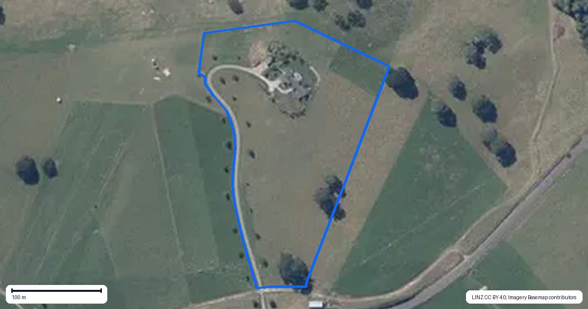 Property context map for 658 Te Kopia Road, Waikite Valley, Ngakuru