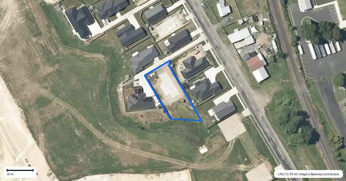 Property context map for 84 Overdale Street, Putaruru