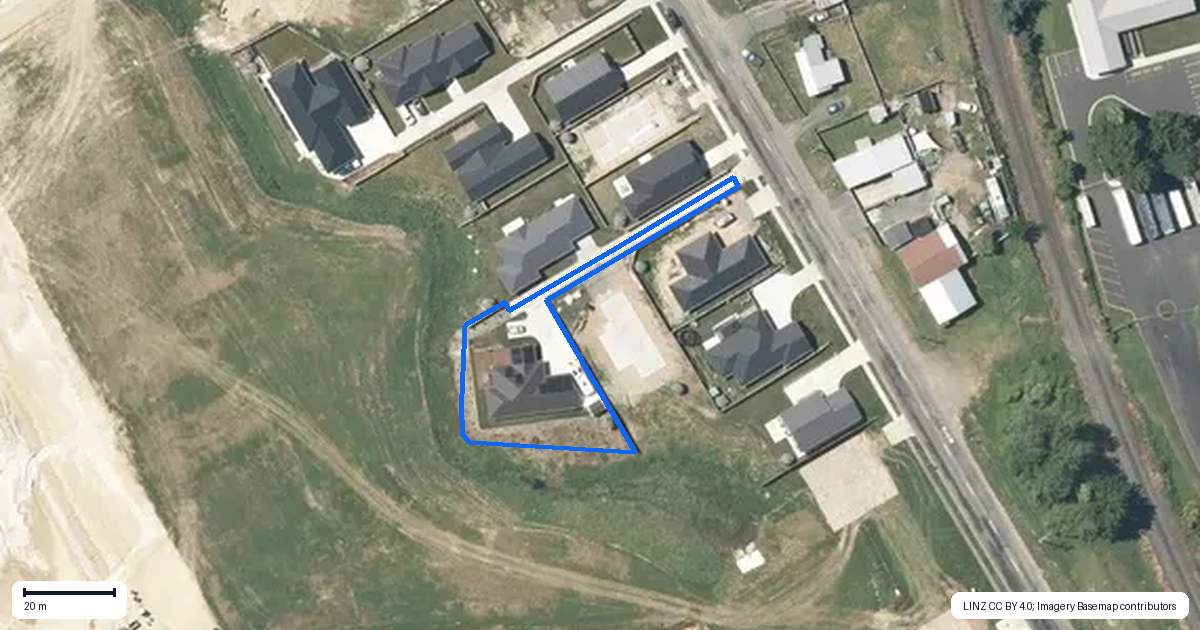 Property context map for 86 Overdale Street, Putaruru