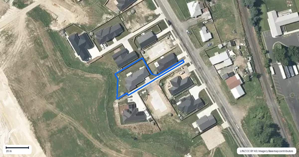 Property context map for 88 Overdale Street, Putaruru