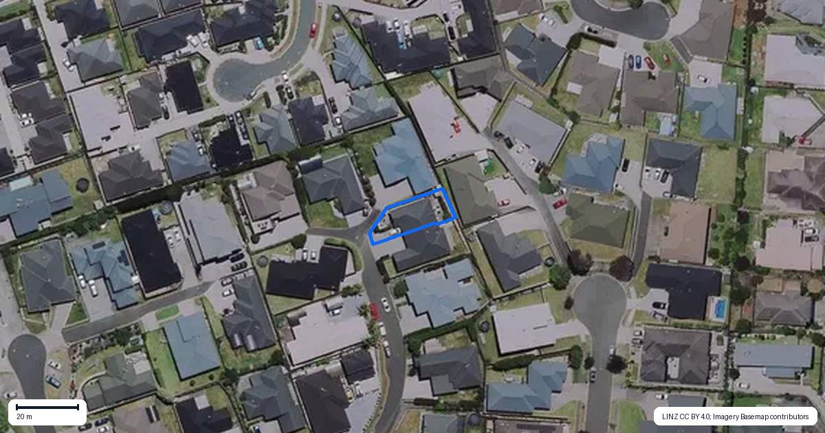 Property context map for 2/16 Iris Place, Grandview Heights, Hamilton