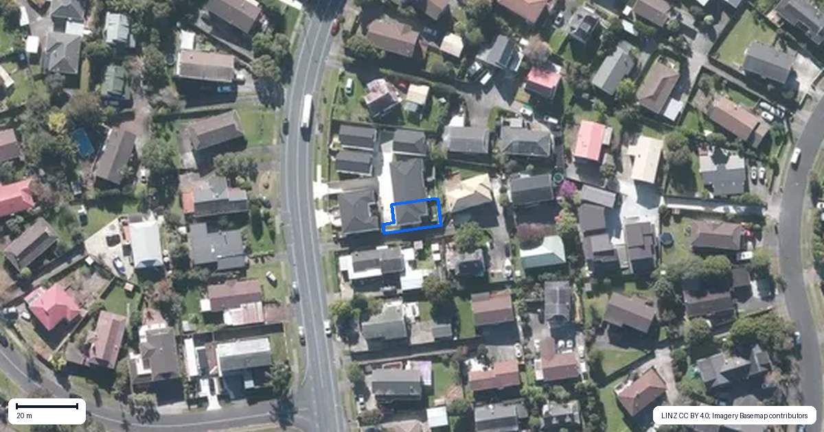 Property context map for 132D Bradbury Road, Botany Downs, Auckland