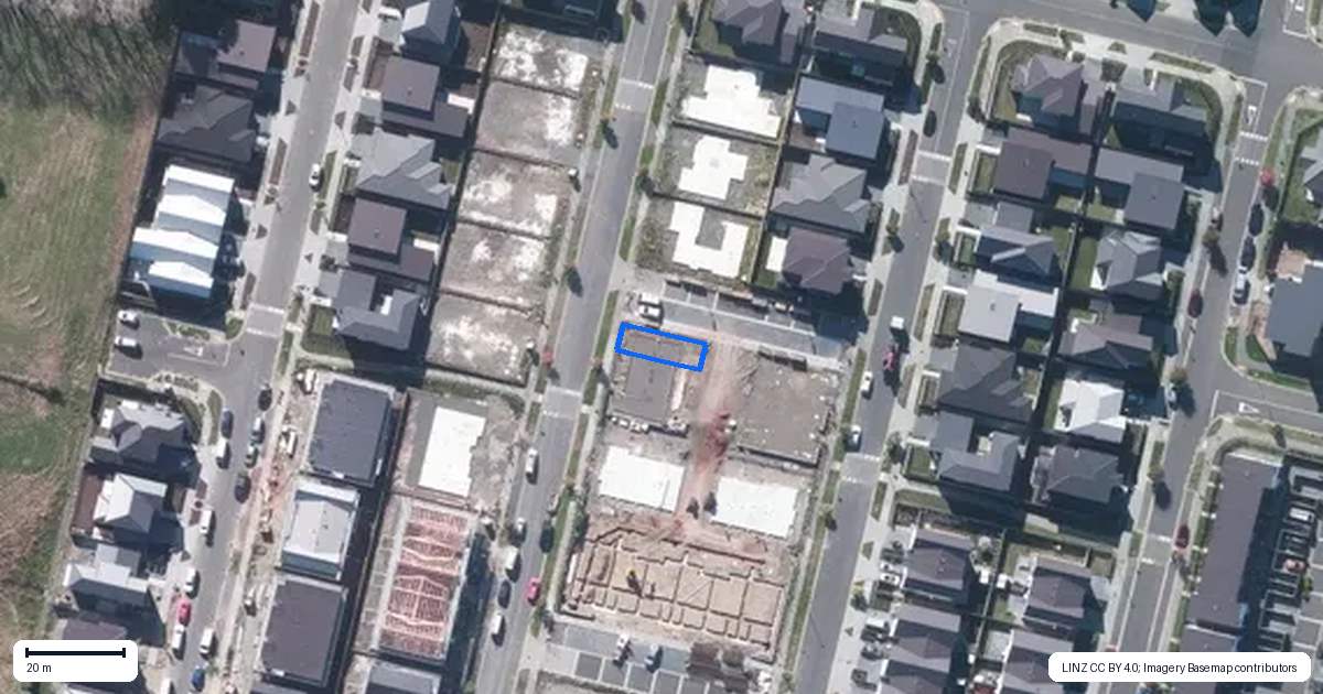 Property context map for 25 Samuel Marsden Place, Whenuapai, Auckland
