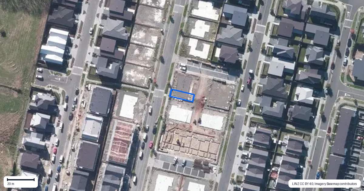 Property context map for 19 Samuel Marsden Place, Whenuapai, Auckland