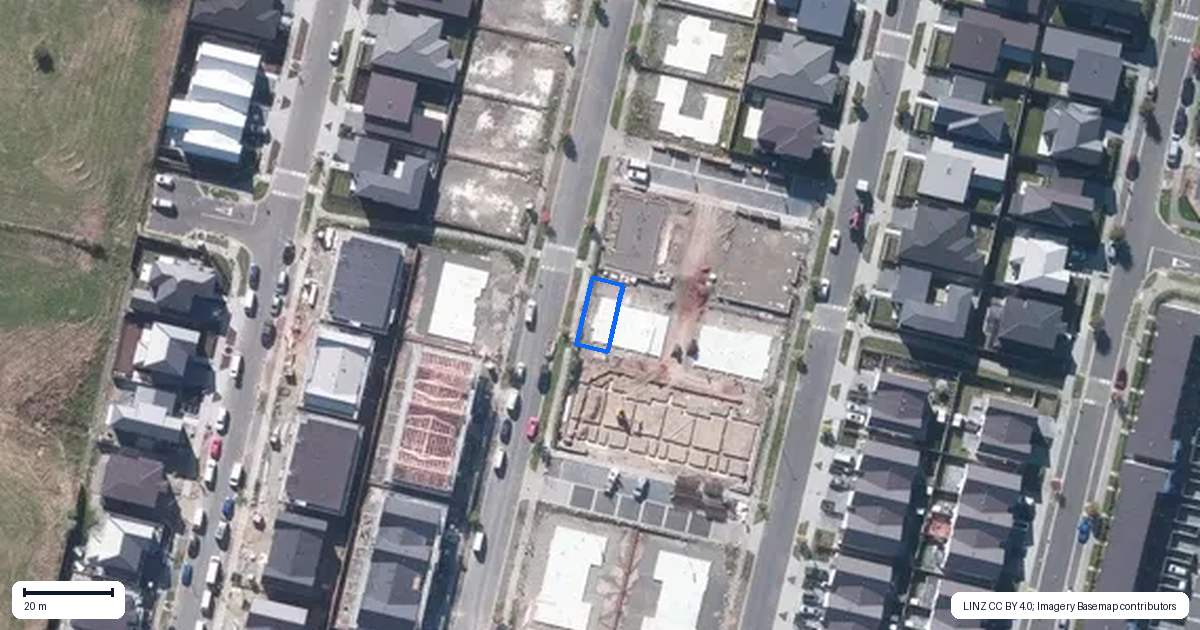 Property context map for 1/17 Samuel Marsden Place, Whenuapai, Auckland
