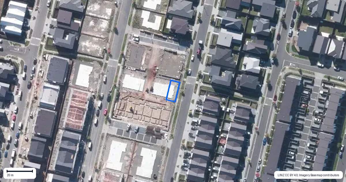 Property context map for 1/20 Rigby Drive, Whenuapai, Auckland