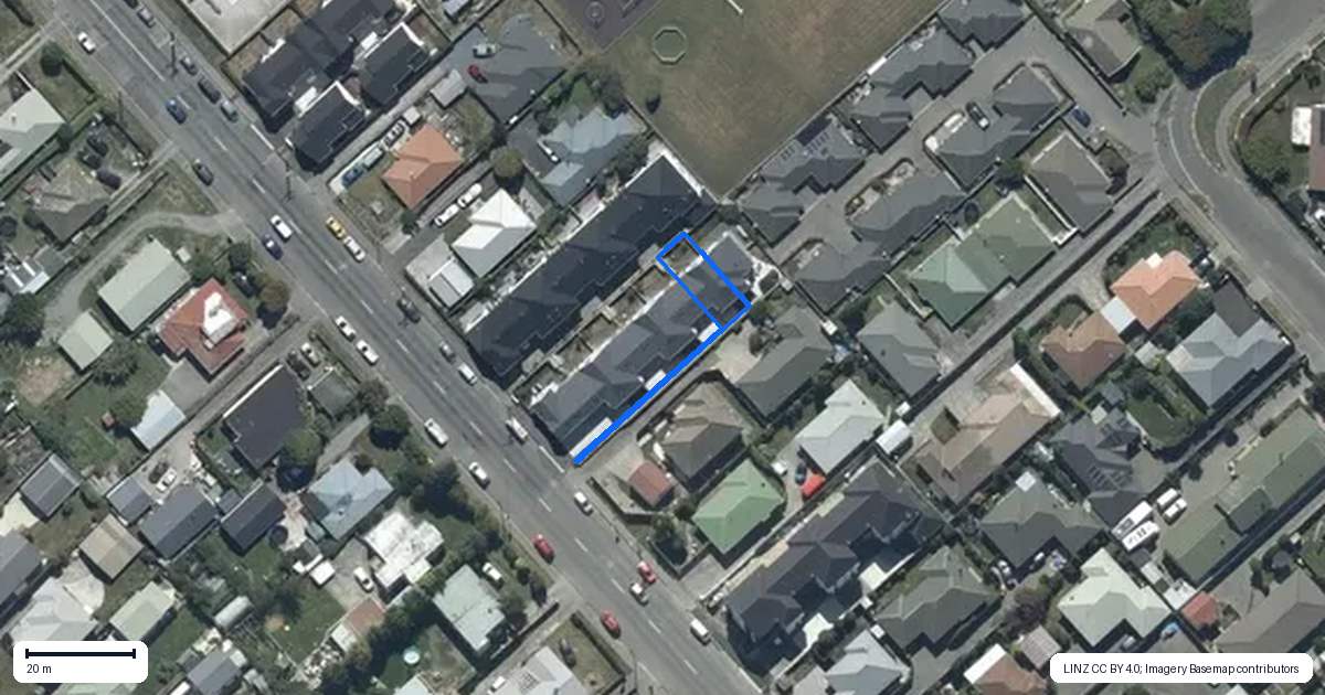 Property context map for 6/47 Amyes Road, Hornby, Christchurch