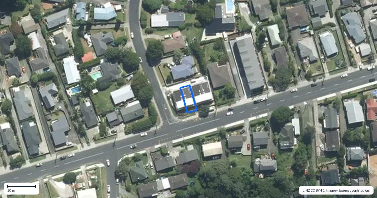 Property context map for 60B Pupuke Road, Hillcrest, Auckland