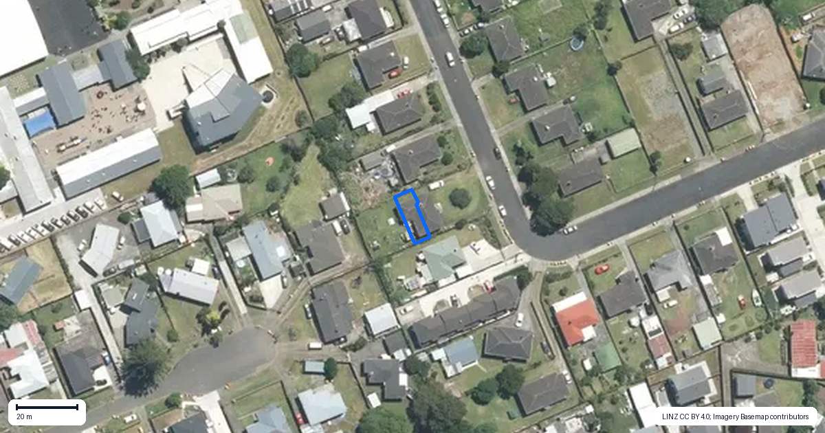 Property context map for 36C Watts Road, Manurewa, Auckland