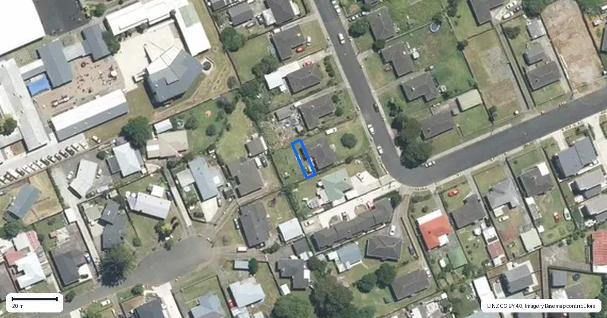Property context map for 36D Watts Road, Manurewa, Auckland