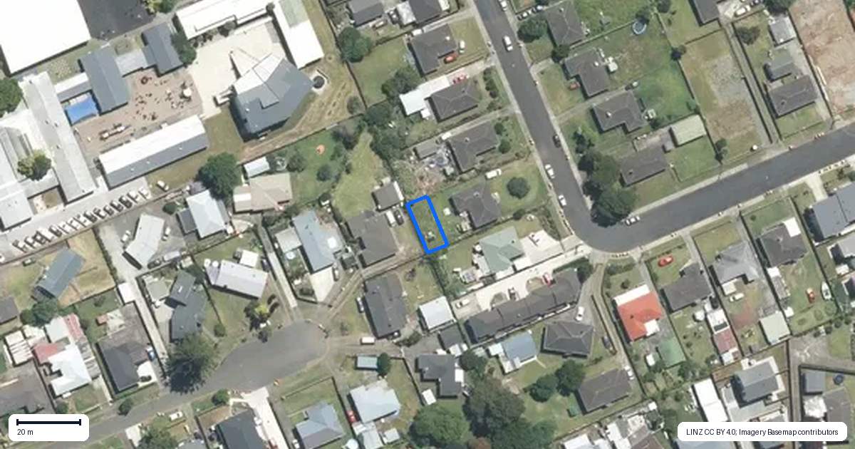 Property context map for 36F Watts Road, Manurewa, Auckland