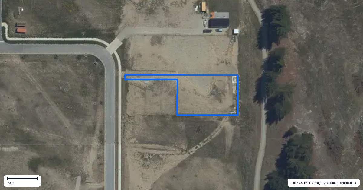 Property context map for 21 Lost Burn Road, Lake Hawea
