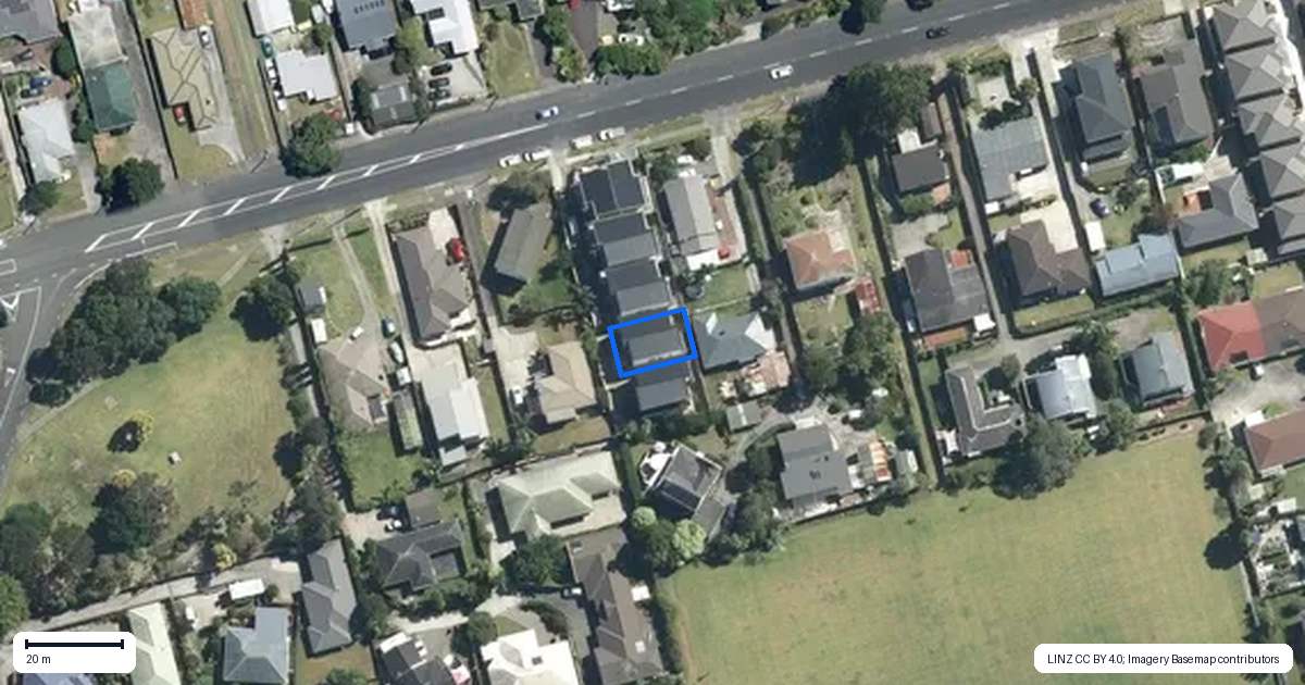 Property context map for 44D Godley Road, Green Bay, Auckland