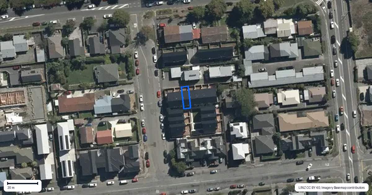 Property context map for 3/6 Rotherham Street, Riccarton, Christchurch
