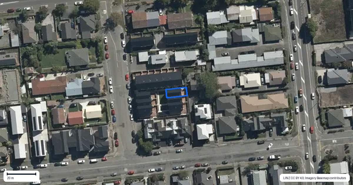 Property context map for 4/4 Rotherham Street, Riccarton, Christchurch