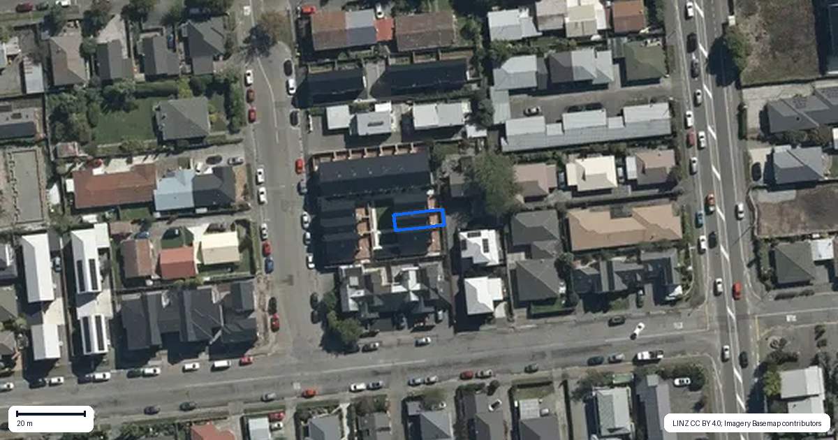 Property context map for 5/4 Rotherham Street, Riccarton, Christchurch