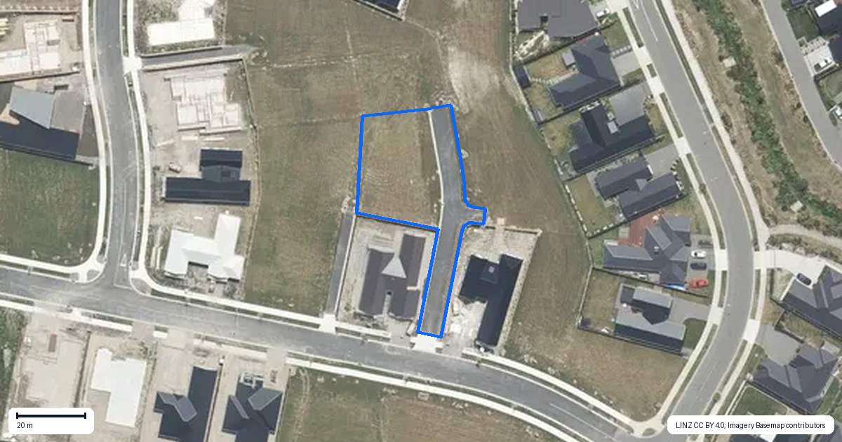 Property context map for 2 McIntyre Place, Rangiora