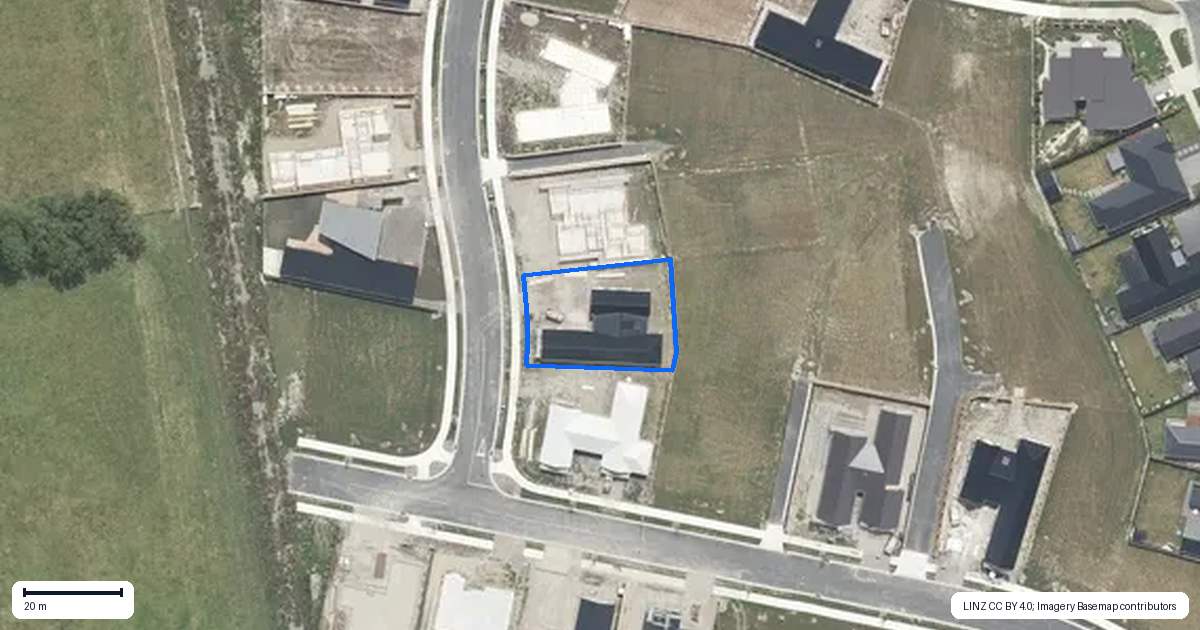 Property context map for 4 Sutton Street, Rangiora
