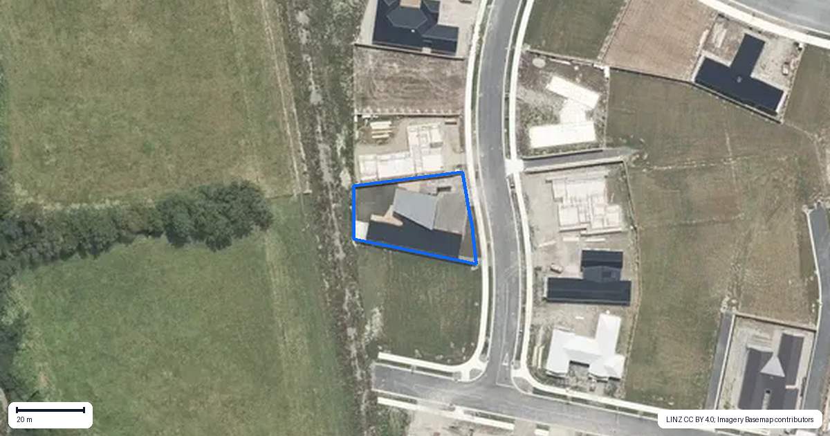 Property context map for 3 Sutton Street, Rangiora