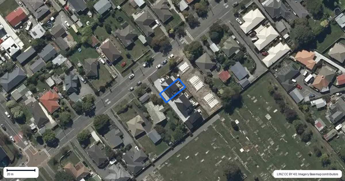 Property context map for 2/46 Roker Street, Somerfield, Christchurch