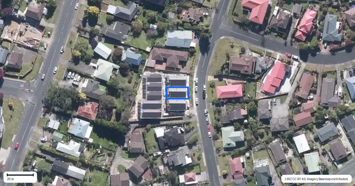 Property context map for 12B White Heron Drive, Massey, Auckland