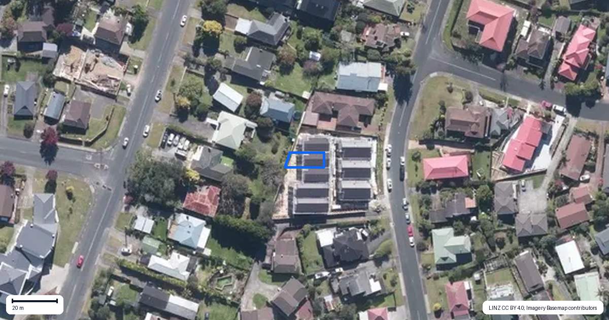 Property context map for 10D White Heron Drive, Massey, Auckland
