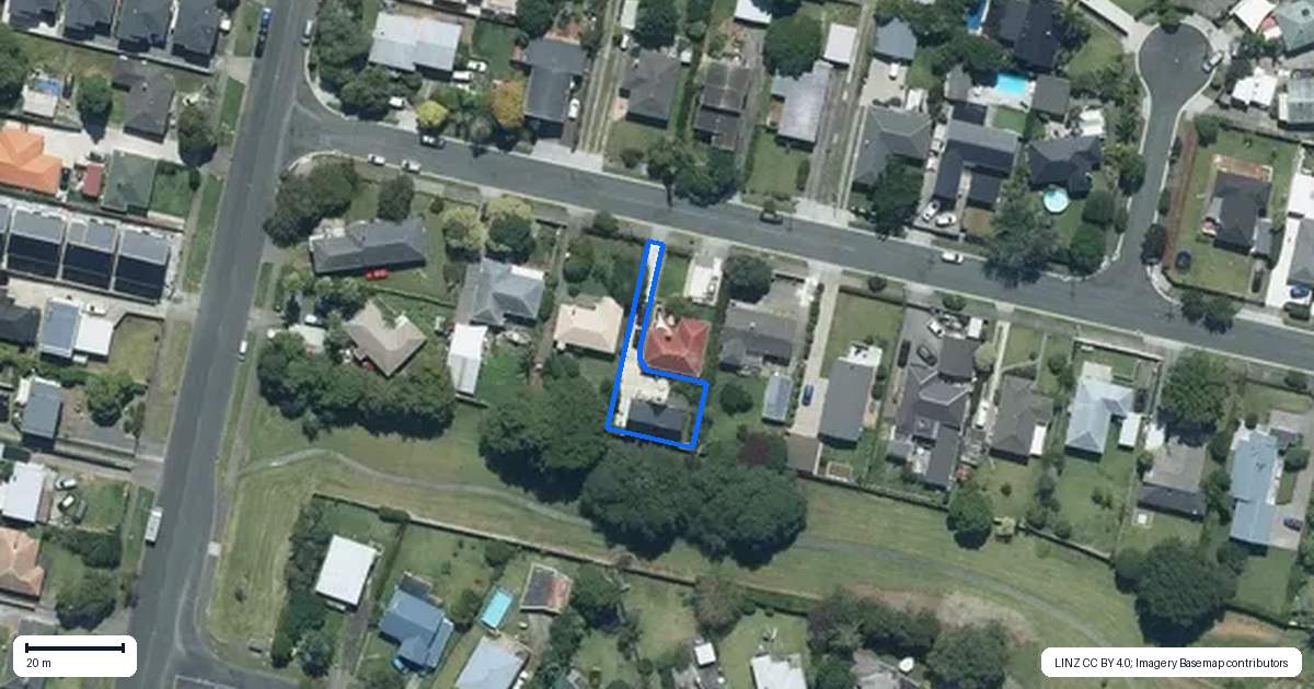 Property context map for 38A Weybridge Crescent, Glen Innes, Auckland