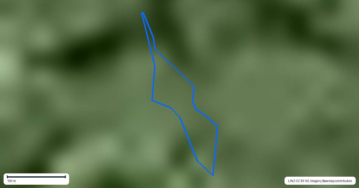 Property context map for 308 Esk Road, Pukorokoro / Miranda, Kaiaua