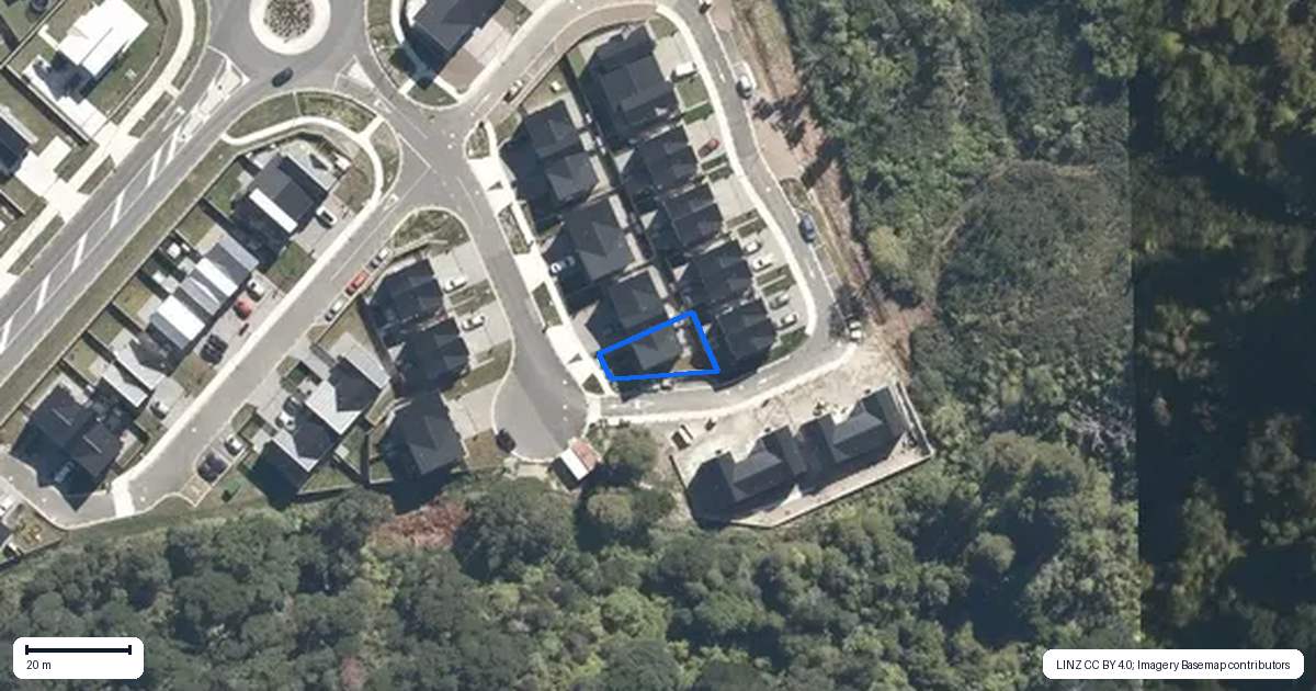 Property context map for 17 Dovey Katene Horvath Street, Wallaceville, Upper Hutt