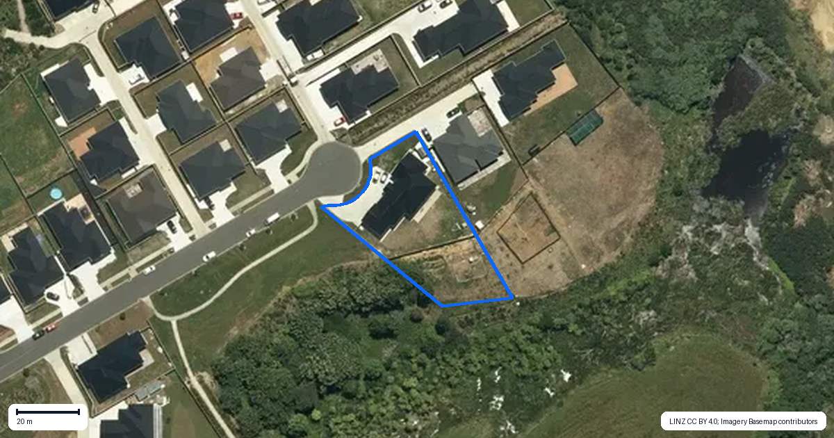Property context map for 34 Piedmonte Avenue, Pokeno